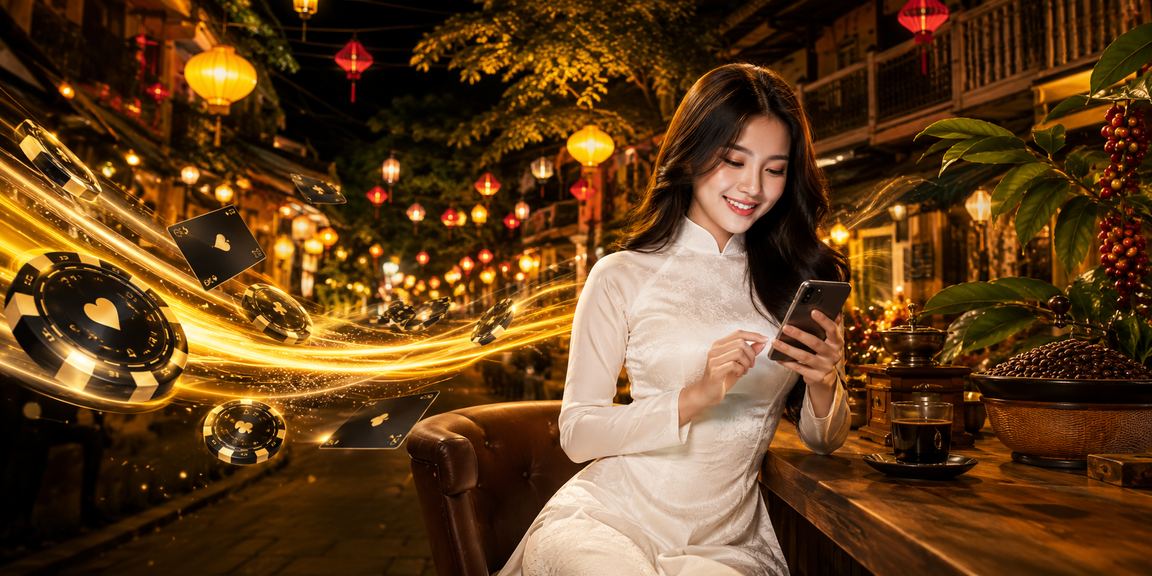 Người dùng Hà Nội sử dụng điện thoại di động để theo dõi và đặt cược thể thao trong không gian truyền thống